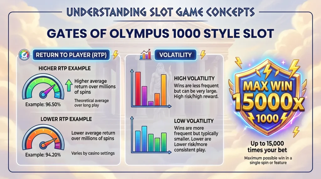 Gates of Olympus 1000 RTP and Differences