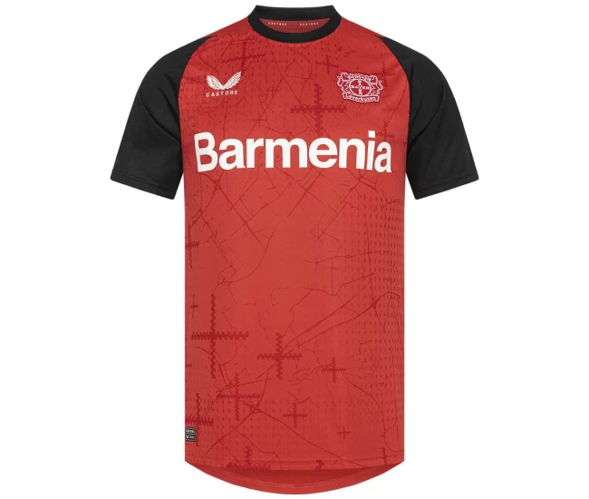 Bayer 04 Leverkusen Mens Home Soccer Jersey 2024