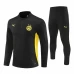 Borussia Dortmund Black Training Technical Soccer Tracksuit 2024-25