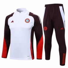 FC Bayern Munich White Training Technical Soccer Tracksuit 2024-25