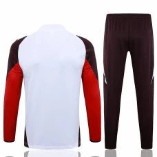 FC Bayern Munich White Training Technical Soccer Tracksuit 2024-25