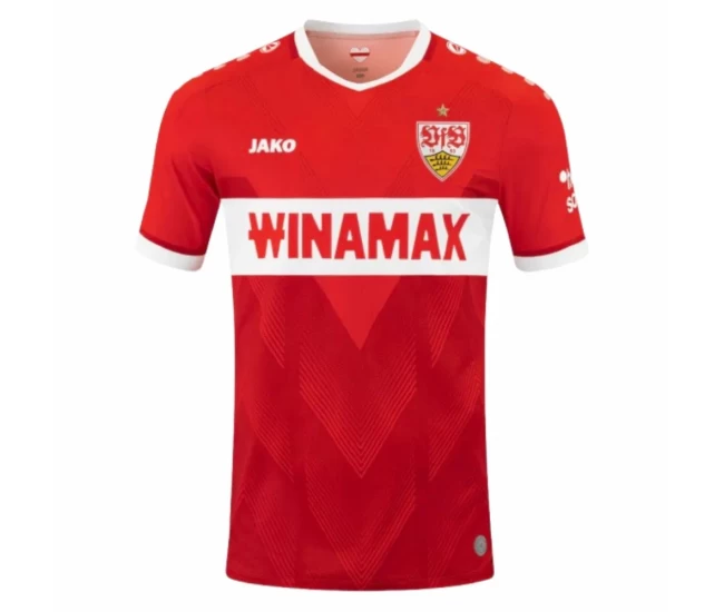 VfB Stuttgart Mens Away Soccer Jersey 2024-25