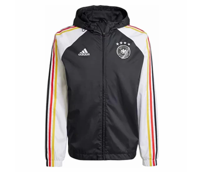 Germany DNA Black Windbreaker Jacket 2023