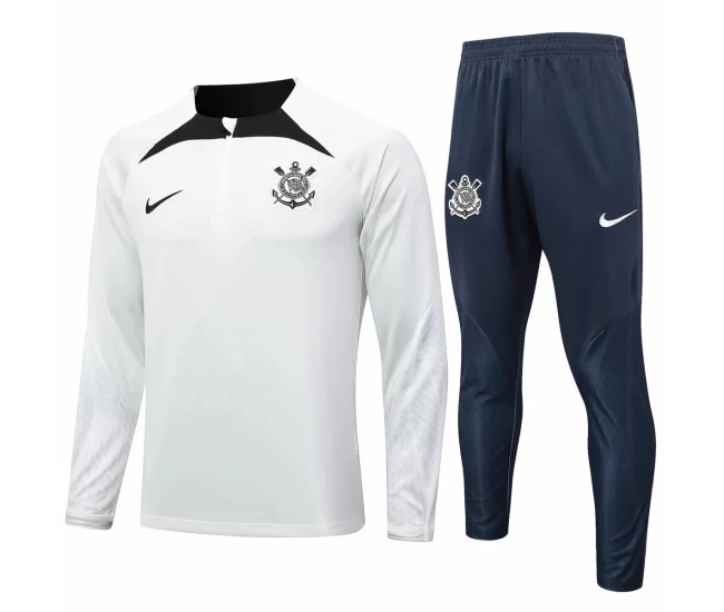 Corinthians SP White Training Technical Soccer Tracksuit 2024-25