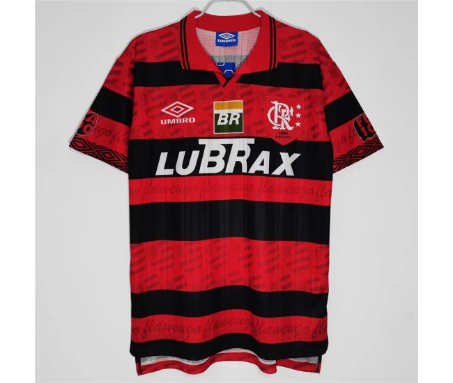 CR Flamengo Home Retro Soccer Jersey 1895