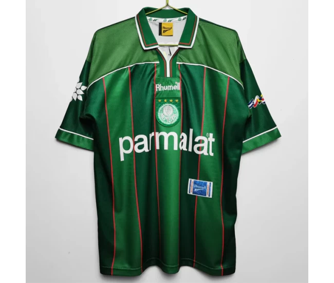 SE Palmeiras Home Champions Retro Soccer Jersey 1999