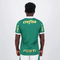 Palmeiras Mens Brazilian Champion Patch Home Soccer Jersey 2024