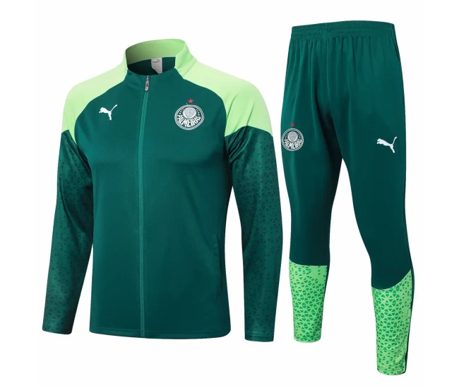 SE Palmeiras Green Training Presentation Soccer Tracksuit 2024-25