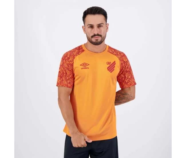 Athlético Paranaense Mens Goalkeeper Training Orange Soccer Jersey 2024