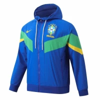 Brazil Mens Hooded Windbreaker Jacket 2024