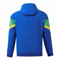 Brazil Mens Hooded Windbreaker Jacket 2024