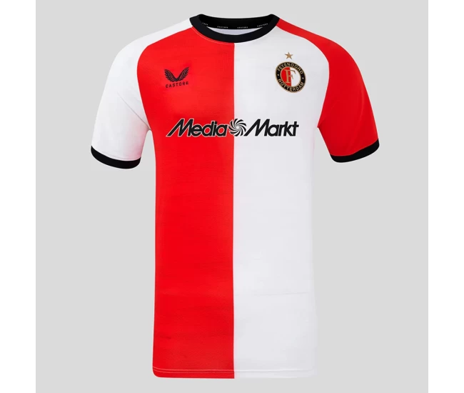 Feyenoord Mens Home Soccer Jersey 2024-25