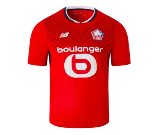 Lille OSC Mens Home Soccer Jersey 2024