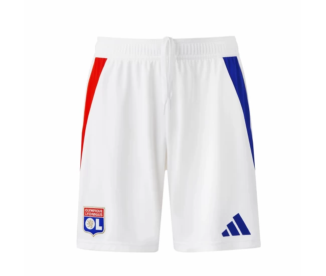 Olympique Lyon Mens Home Soccer Shorts 2024