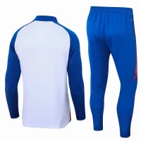 Olympique Lyon White Training Technical Soccer Tracksuit 2024-25