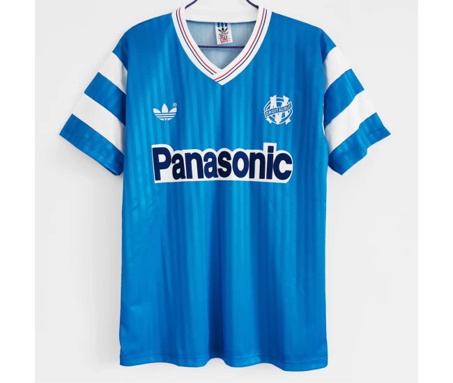 Olympique Marseille Away Retro Soccer Jersey 1990