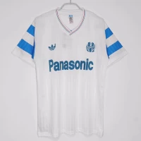 Olympique Marseille Home Retro Soccer Jersey 1990