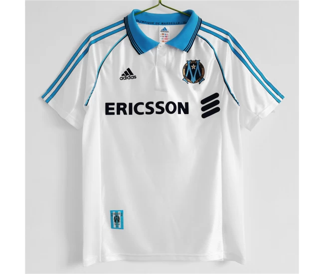 Olympique Marseille Home Retro Soccer Jersey 1998-1999