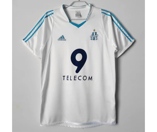 Olympique Marseille Home Retro Soccer Jersey 2002-2003