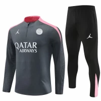 Jordan PSG Grey Training Technical Soccer Tracksuit 2024-25