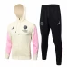 Jordan PSG Beige Training Hooded Presentation Soccer Tracksuit 2024-25