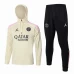 Jordan PSG Beige Training Hooded Technical Soccer Tracksuit 2024-25