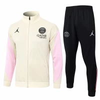 Jordan PSG Beige Training Presentation Soccer Tracksuit 2024-25