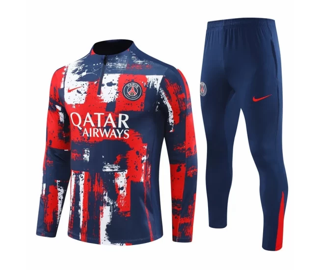 Jordan PSG Red Training Technical Soccer Tracksuit 2024-25