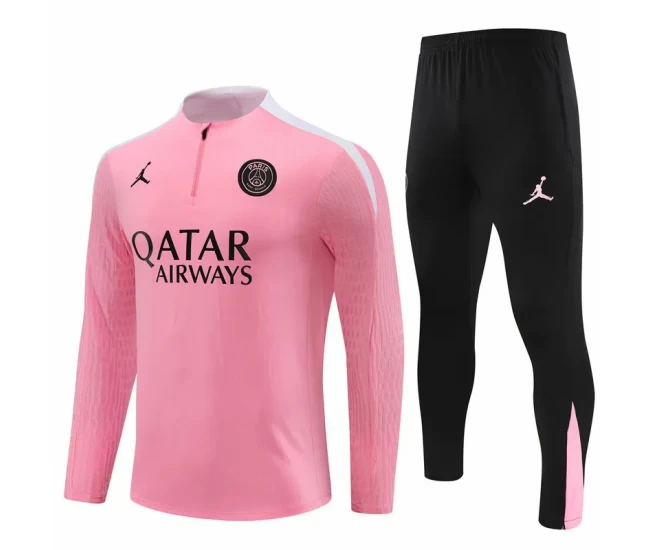 Jordan PSG Pink Training Technical Soccer Tracksuit 2024-25