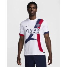 Paris Saint Germain Mens Away Authentic Soccer Jersey 2024-25