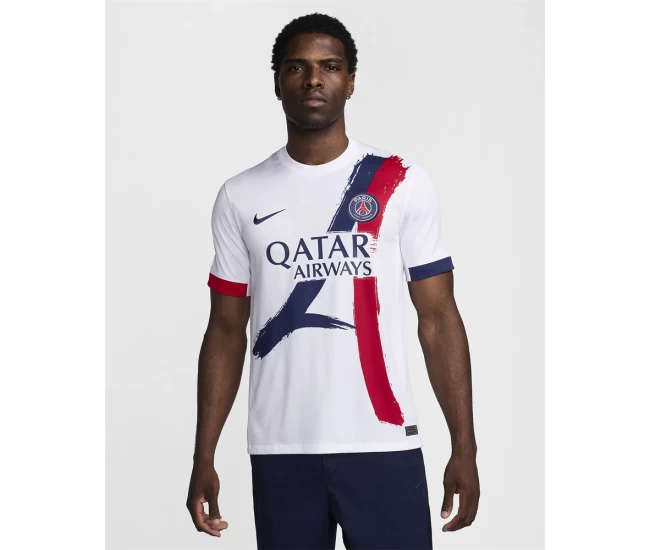 Paris Saint Germain Mens Away Authentic Soccer Jersey 2024-25