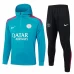 Paris Saint-Germain Blue Training Hooded Technical Soccer Tracksuit 2024-25