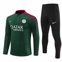 Paris Saint-Germain Green Training Technical Soccer Tracksuit 2024-25