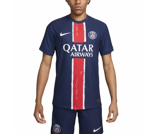 Paris Saint Germain Mens Home Authentic Soccer Jersey 2024