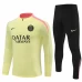 Paris Saint-Germain Yellow Training Technical Soccer Tracksuit 2024-25