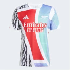 Arsenal Mens Pre Match Soccer Jersey 2024-25