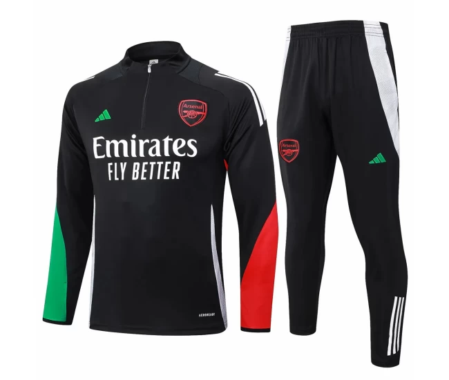 Arsenal FC Black Training Technical Soccer Tracksuit 2024-25