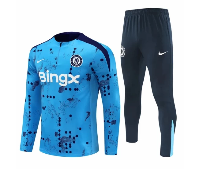 Chelsea FC Blue Training Technical Soccer Tracksuit 2024-25