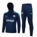 Chelsea FC Navy Training Hooded Technical Soccer Tracksuit 2024-25