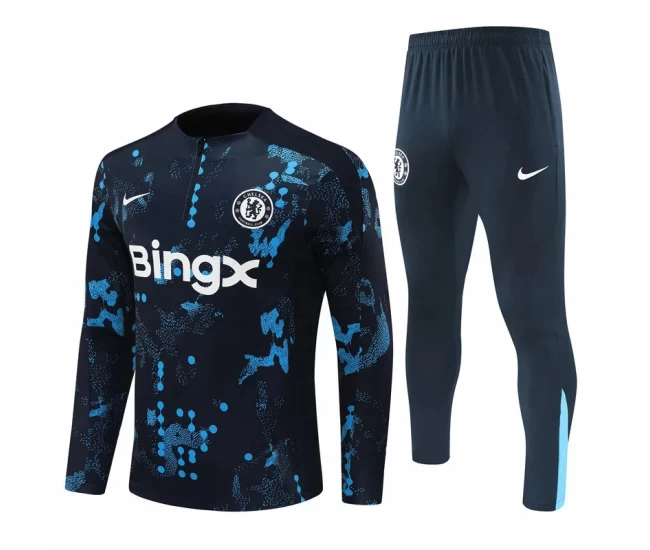 Chelsea FC Navy Training Technical Soccer Tracksuit 2024-25