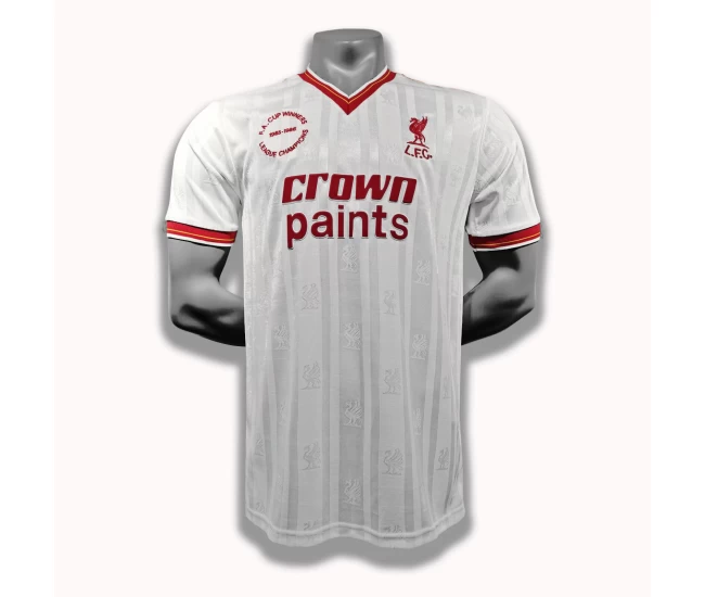 Liverpool FC Away Retro Soccer Jersey 1985-1986