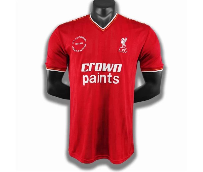 Liverpool FC Home Retro Soccer Jersey 1985-1986