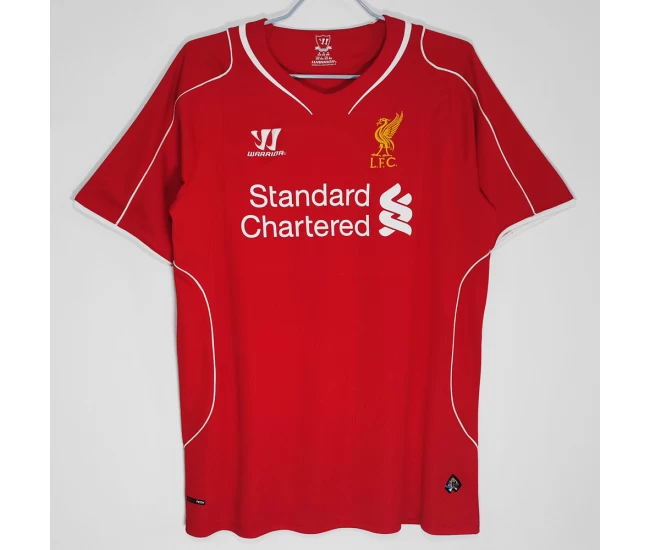 Liverpool FC Home Retro Soccer Jersey 2014-2015