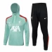 Liverpool FC Green Training Hooded Technical Soccer Tracksuit 2024-25