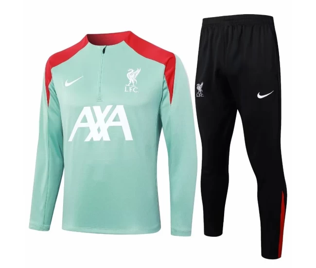 Liverpool FC Green Training Technical Soccer Tracksuit 2024-25