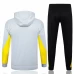 Liverpool FC White Training Hooded Presentation Soccer Tracksuit 2024-25