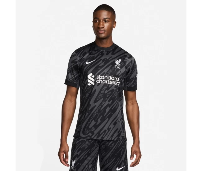 LFC Mens Black Goalkeeper Soccer Jersey 2024