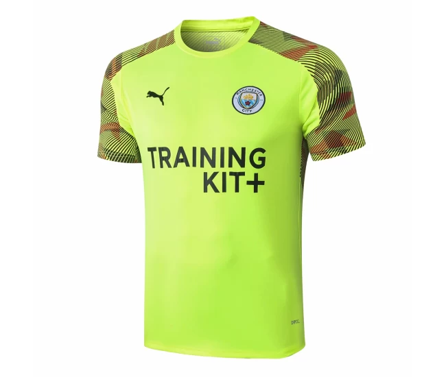 Manchester City Green Training Soccer Jersey 2019 2020