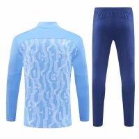 Manchester City Blue Training Technical Soccer Tracksuit 2024-25