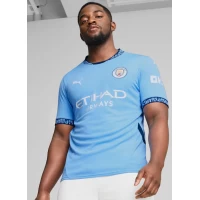 Manchester City Mens Home Authentic Soccer Jersey 2024